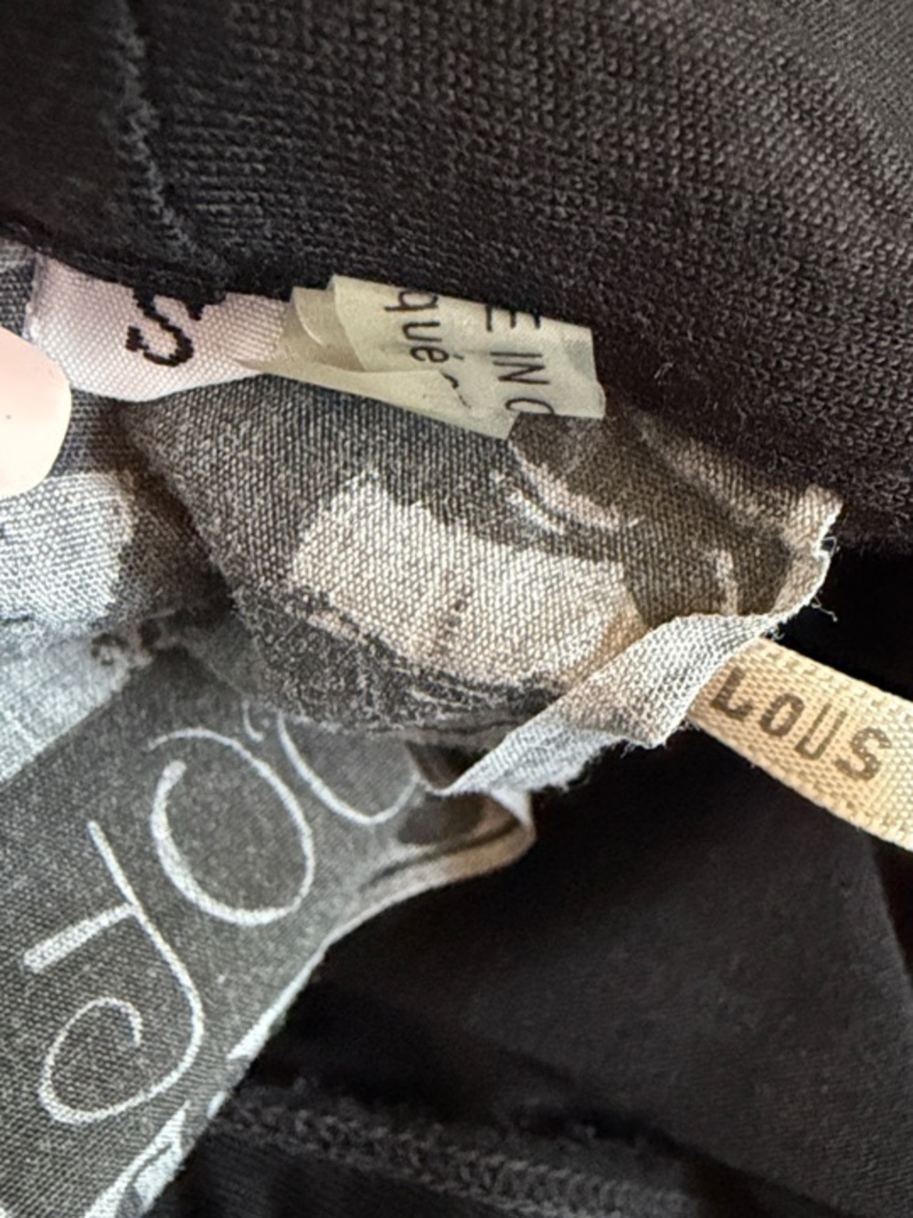 Young Fabulous & Broke Black and Gray Logo Label - Picture 5 of 5